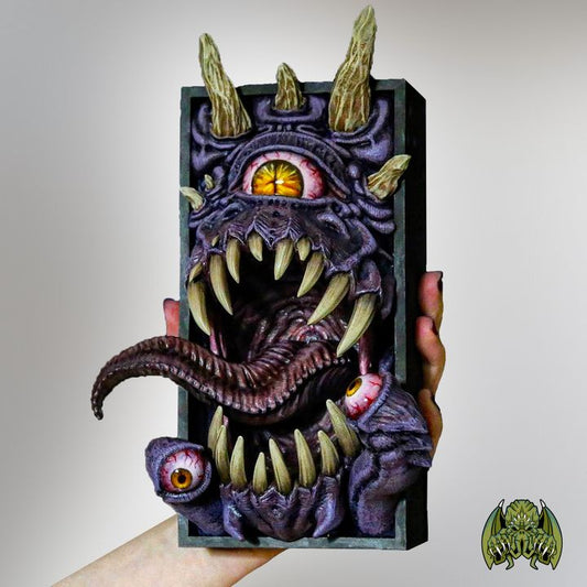 Void Watcher – Beholder Inspired Book Nook or Bookend Set