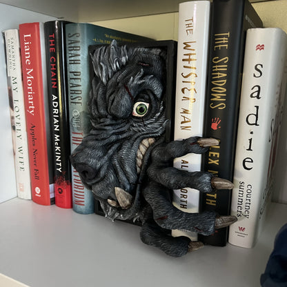 Moonfang Terror – Werewolf Book Nook or Bookend Set